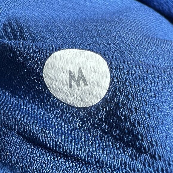 Lululemon Sweatpants Mens M Blue Straight Leg Fleece Drawstring Pockets Logo - Picture 9 of 10